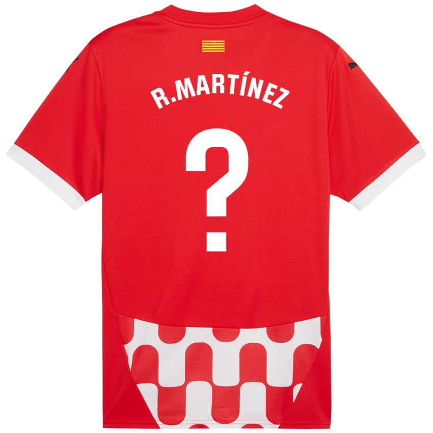 Niño Camiseta Raúl Martínez #0 Rojo Blanco 1ª Equipación 2024/25 La Camisa Argentina