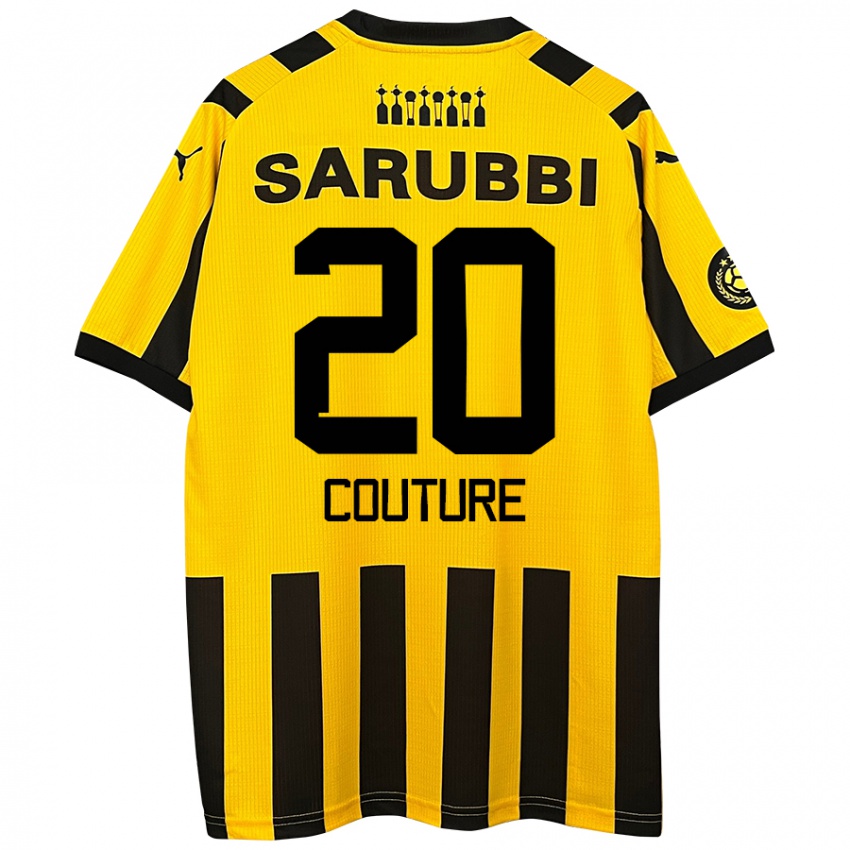 Niño Camiseta Lorenzo Couture #20 Amarillo Negro 1ª Equipación 2024/25 La Camisa Argentina