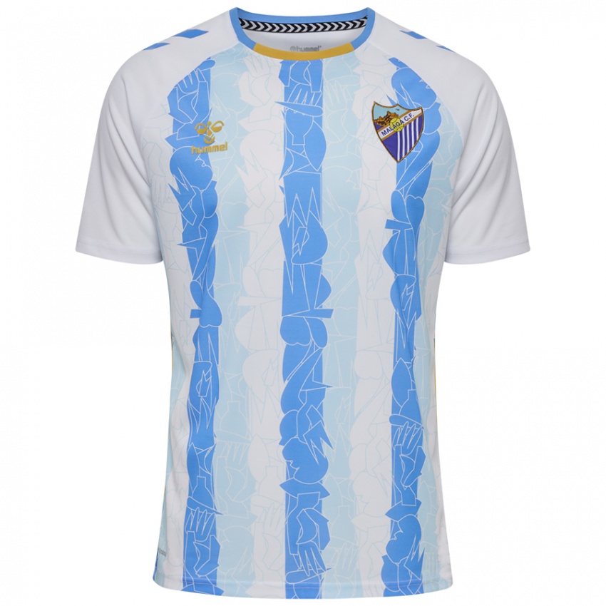 Niño Camiseta Noelia Gil #13 Blanco Azul 1ª Equipación 2024/25 La Camisa Argentina