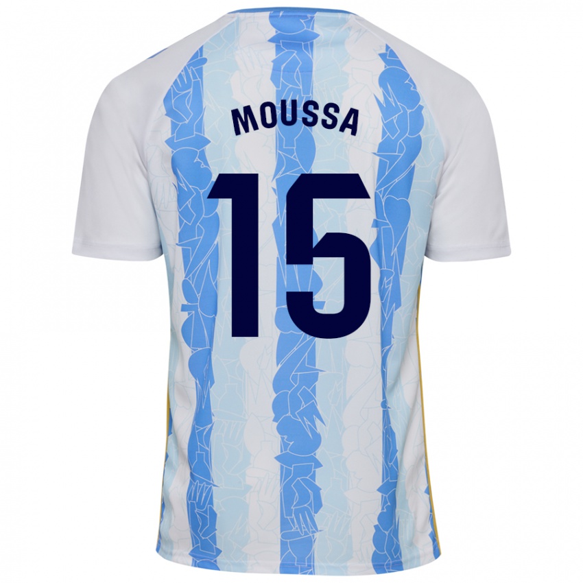 Niño Camiseta Moussa Diarra #15 Blanco Azul 1ª Equipación 2024/25 La Camisa Argentina