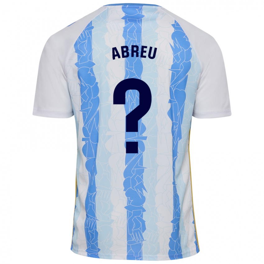 Niño Camiseta Marco Abreu #0 Blanco Azul 1ª Equipación 2024/25 La Camisa Argentina