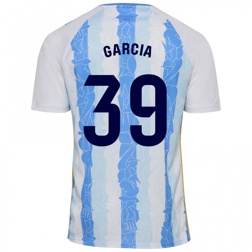 Niño Camiseta Claudia García #39 Blanco Azul 1ª Equipación 2024/25 La Camisa Argentina