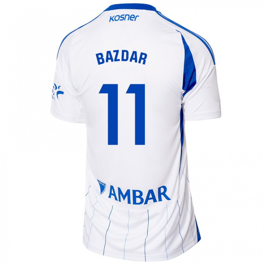 Niño Camiseta Samed Bazdar #11 Rojo Blanco 1ª Equipación 2024/25 La Camisa Argentina