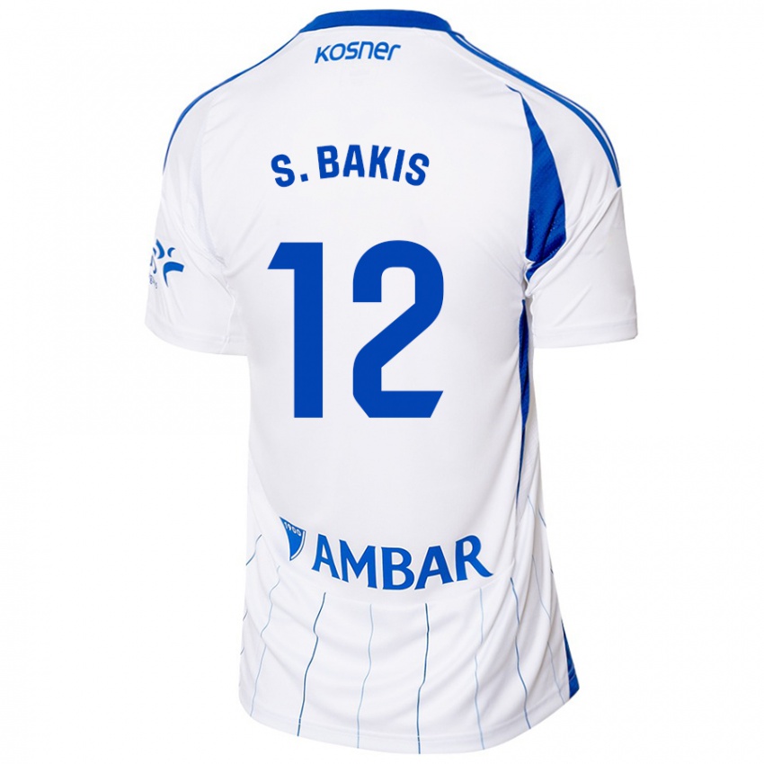 Niño Camiseta Sinan Bakış #12 Rojo Blanco 1ª Equipación 2024/25 La Camisa Argentina