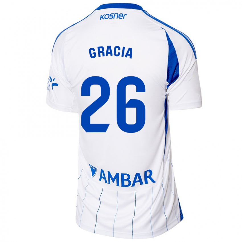 Niño Camiseta Gori Gracia #26 Rojo Blanco 1ª Equipación 2024/25 La Camisa Argentina