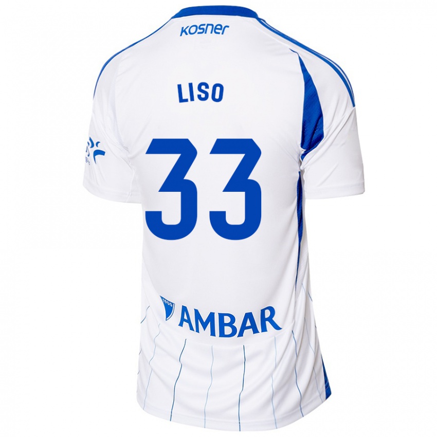 Niño Camiseta Adrián Liso #33 Rojo Blanco 1ª Equipación 2024/25 La Camisa Argentina