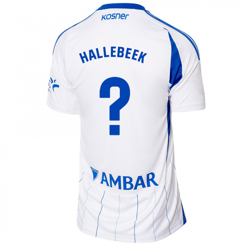 Niño Camiseta Boaz Hallebeek #0 Rojo Blanco 1ª Equipación 2024/25 La Camisa Argentina