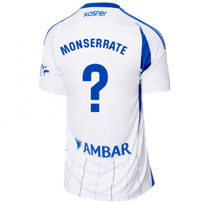 Niño Camiseta Jano Monserrate #0 Rojo Blanco 1ª Equipación 2024/25 La Camisa Argentina