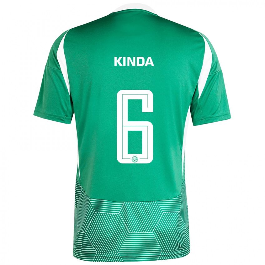 Niño Camiseta Gadi Kinda #6 Verde Blanco 1ª Equipación 2024/25 La Camisa Argentina