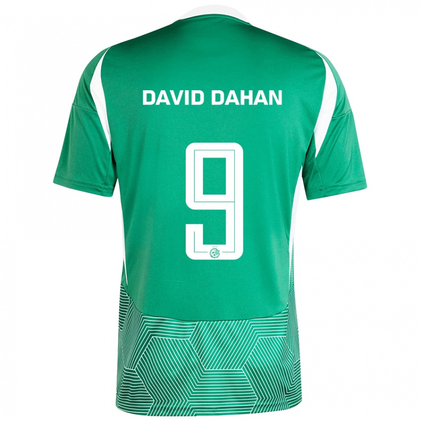 Niño Camiseta Omer David Dahan #9 Verde Blanco 1ª Equipación 2024/25 La Camisa Argentina