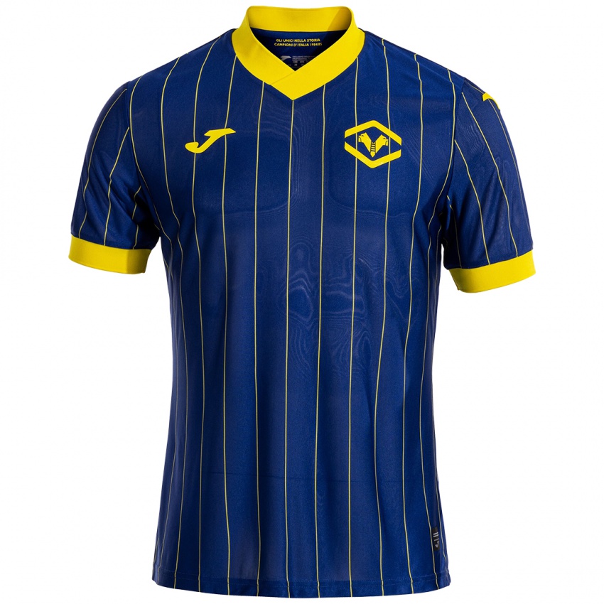 Niño Camiseta Ioan Vermesan #9 Azul Amarillo 1ª Equipación 2024/25 La Camisa Argentina