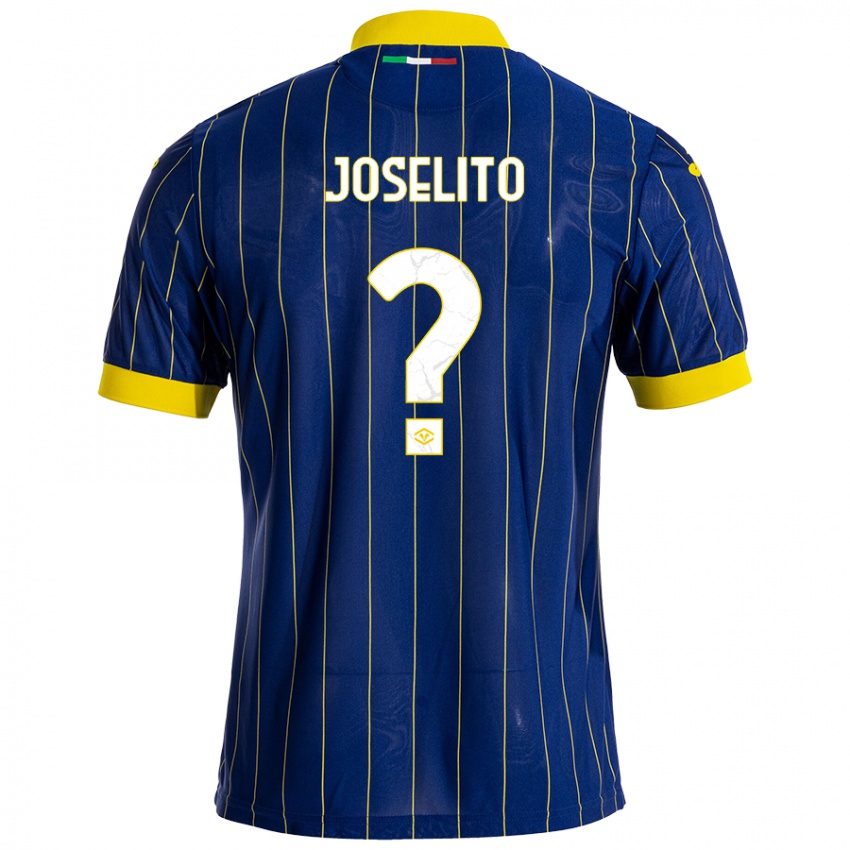 Niño Camiseta Joselito #0 Azul Amarillo 1ª Equipación 2024/25 La Camisa Argentina