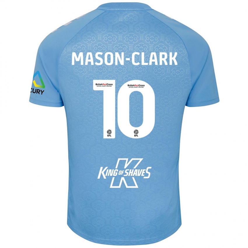 Niño Camiseta Ephron Mason-Clark #10 Azul Blanco 1ª Equipación 2024/25 La Camisa Argentina