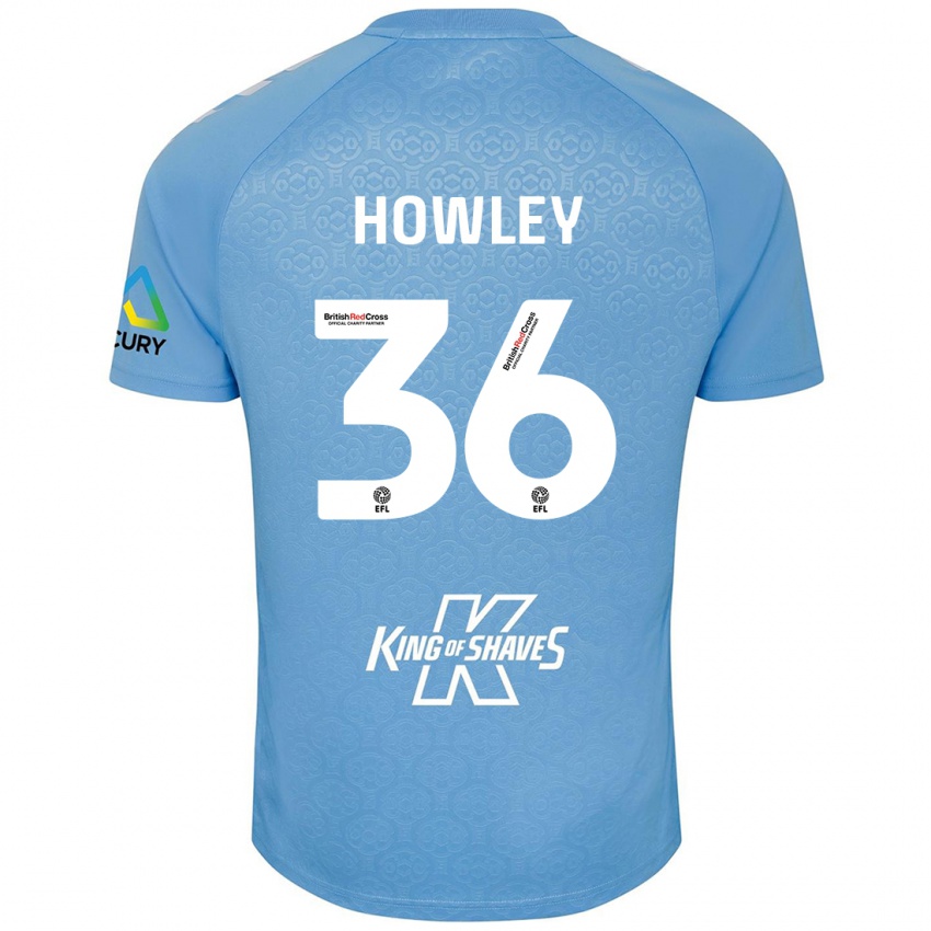 Niño Camiseta Ryan Howley #36 Azul Blanco 1ª Equipación 2024/25 La Camisa Argentina