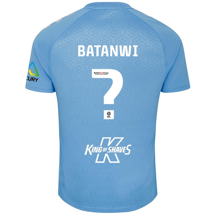 Niño Camiseta Tristen Batanwi #0 Azul Blanco 1ª Equipación 2024/25 La Camisa Argentina