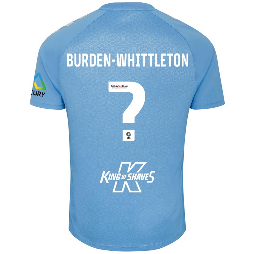 Niño Camiseta Charlie Burden-Whittleton #0 Azul Blanco 1ª Equipación 2024/25 La Camisa Argentina