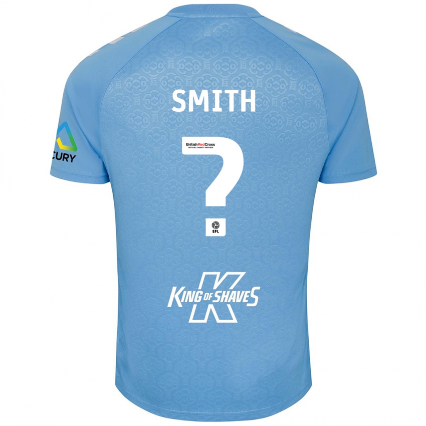 Niño Camiseta Jayden Smith #0 Azul Blanco 1ª Equipación 2024/25 La Camisa Argentina