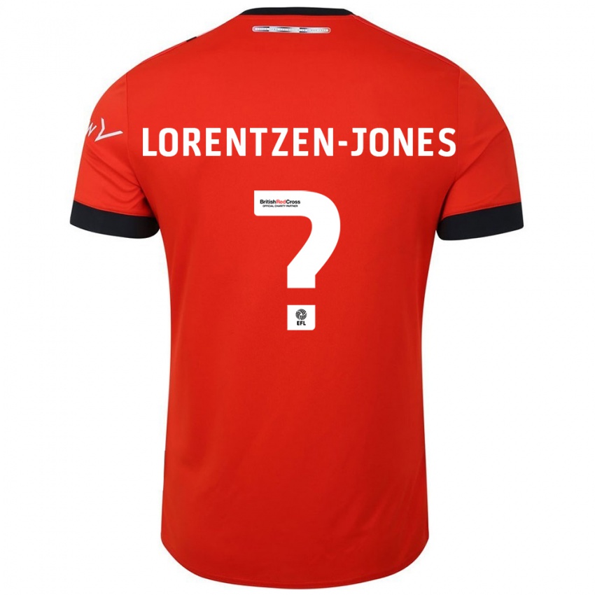 Niño Camiseta Jack Lorentzen-Jones #0 Naranja Negro 1ª Equipación 2024/25 La Camisa Argentina