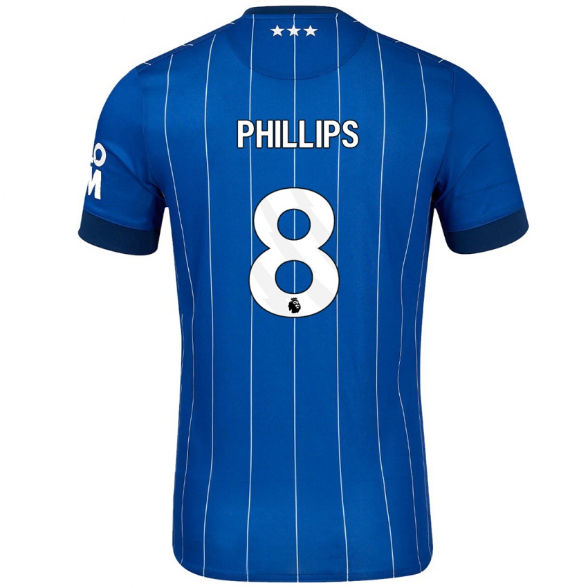 Niño Camiseta Kalvin Phillips #8 Azul Marino 1ª Equipación 2024/25 La Camisa Argentina