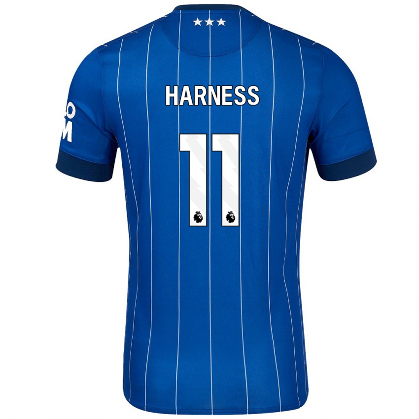 Niño Camiseta Marcus Harness #11 Azul Marino 1ª Equipación 2024/25 La Camisa Argentina