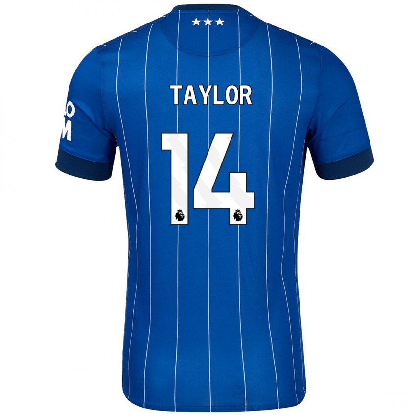 Niño Camiseta Jack Taylor #14 Azul Marino 1ª Equipación 2024/25 La Camisa Argentina