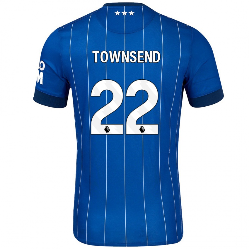 Niño Camiseta Conor Townsend #22 Azul Marino 1ª Equipación 2024/25 La Camisa Argentina