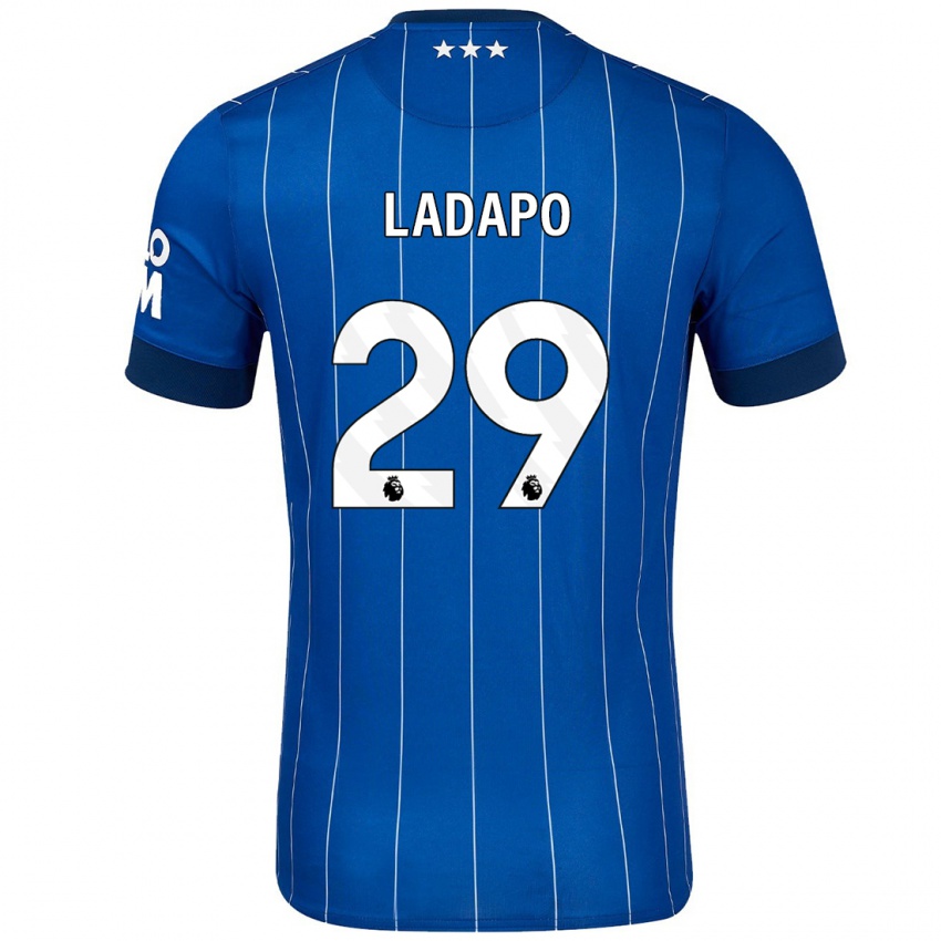 Niño Camiseta Freddie Ladapo #29 Azul Marino 1ª Equipación 2024/25 La Camisa Argentina