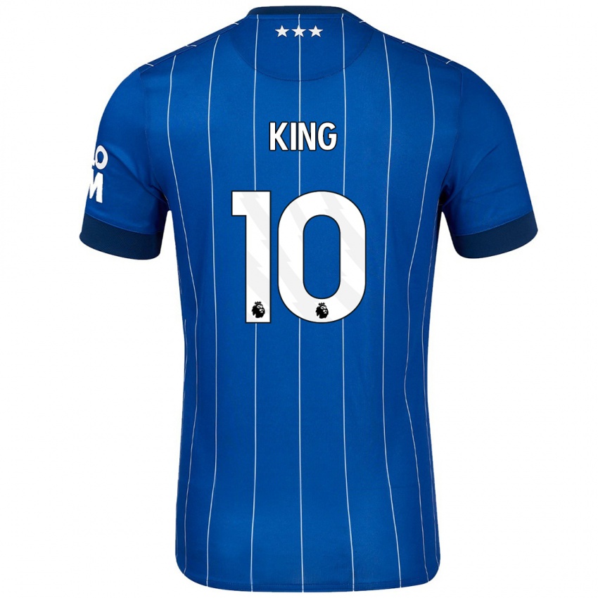 Niño Camiseta Eloise King #10 Azul Marino 1ª Equipación 2024/25 La Camisa Argentina