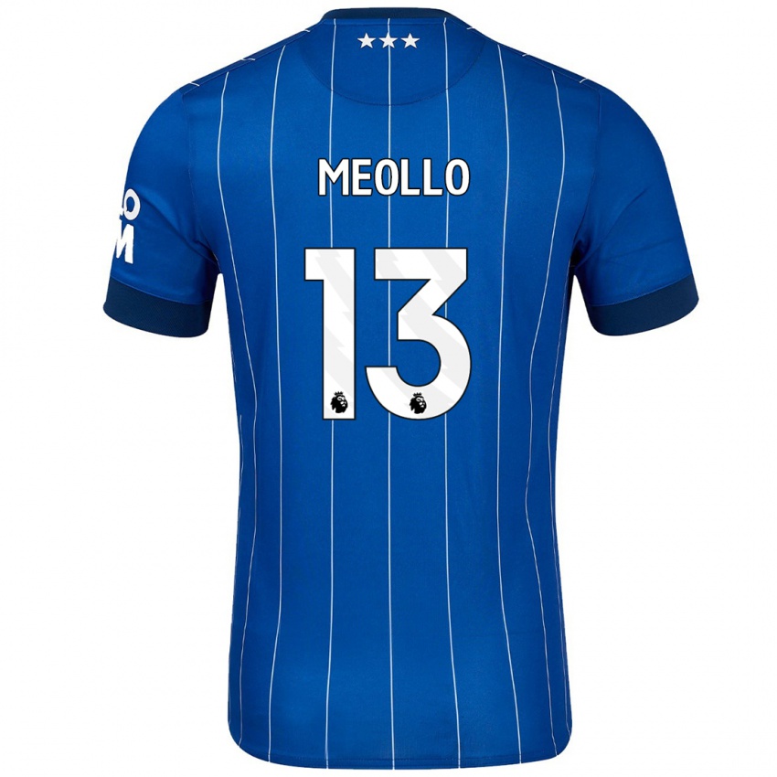 Niño Camiseta Nina Meollo #13 Azul Marino 1ª Equipación 2024/25 La Camisa Argentina