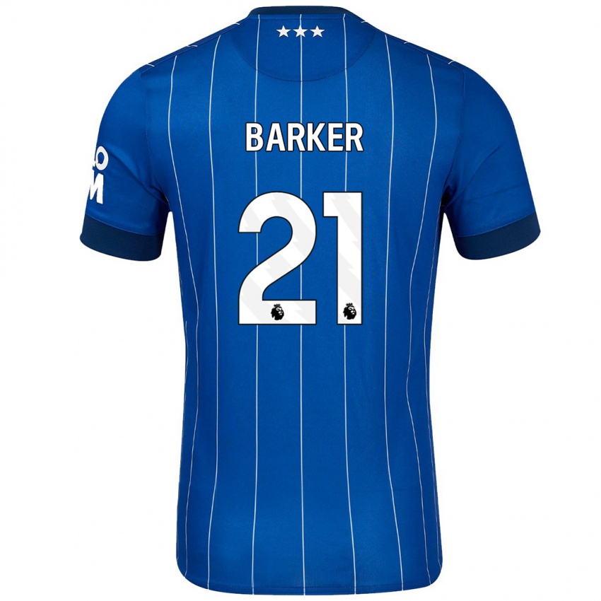 Niño Camiseta Maisy Barker #21 Azul Marino 1ª Equipación 2024/25 La Camisa Argentina