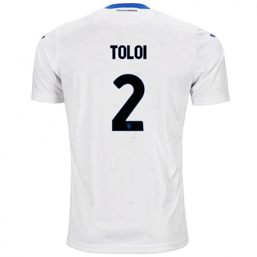 Niño Camiseta Rafael Tolói #2 Blanco 2ª Equipación 2024/25 La Camisa Argentina