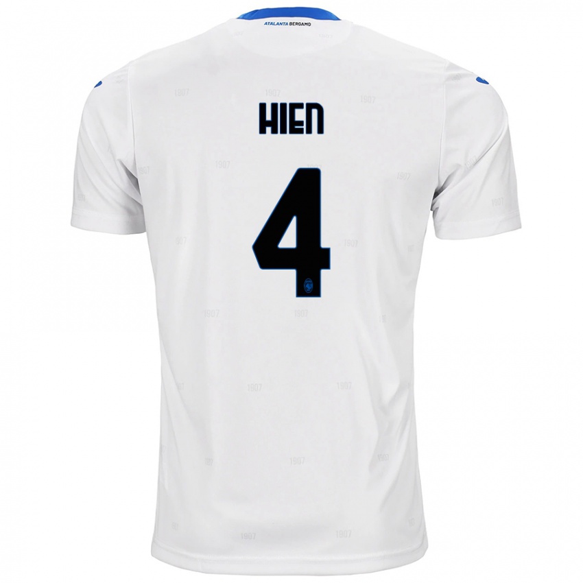 Niño Camiseta Isak Hien #4 Blanco 2ª Equipación 2024/25 La Camisa Argentina