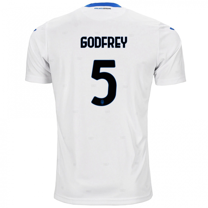 Niño Camiseta Ben Godfrey #5 Blanco 2ª Equipación 2024/25 La Camisa Argentina