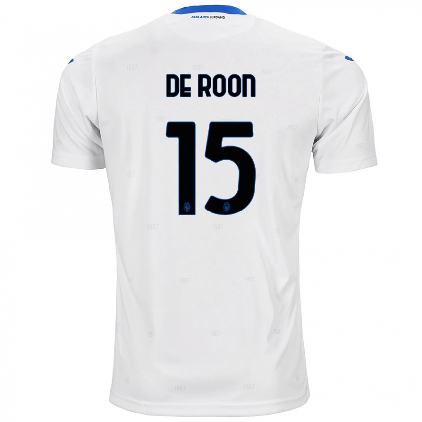 Niño Camiseta Marten De Roon #15 Blanco 2ª Equipación 2024/25 La Camisa Argentina