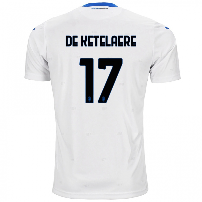 Niño Camiseta Charles De Ketelaere #17 Blanco 2ª Equipación 2024/25 La Camisa Argentina