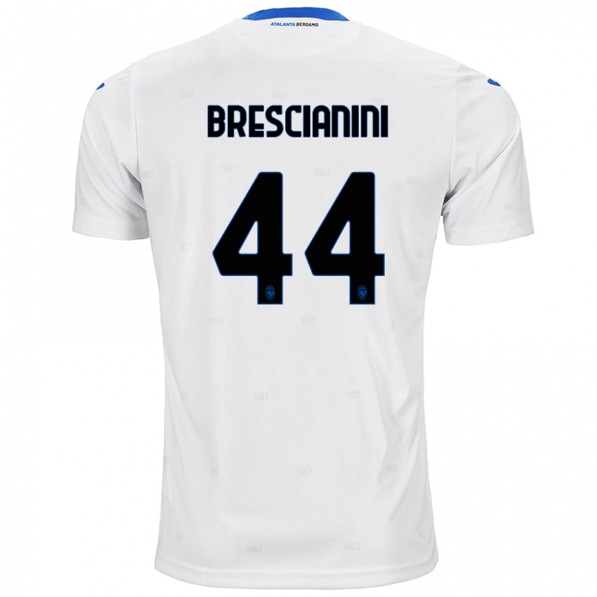 Niño Camiseta Marco Brescianini #44 Blanco 2ª Equipación 2024/25 La Camisa Argentina