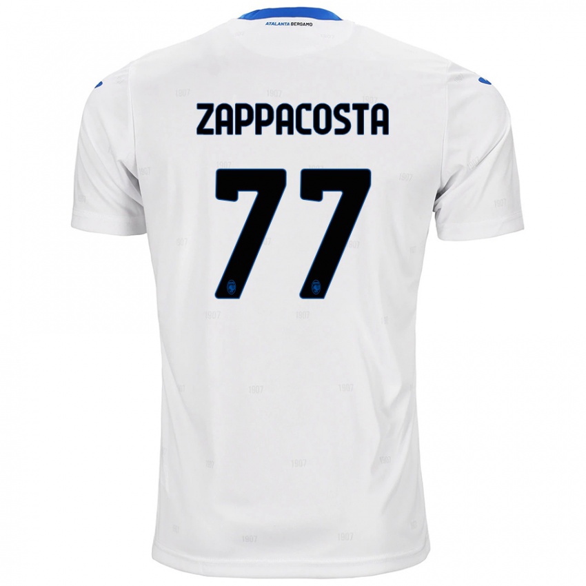 Niño Camiseta Davide Zappacosta #77 Blanco 2ª Equipación 2024/25 La Camisa Argentina