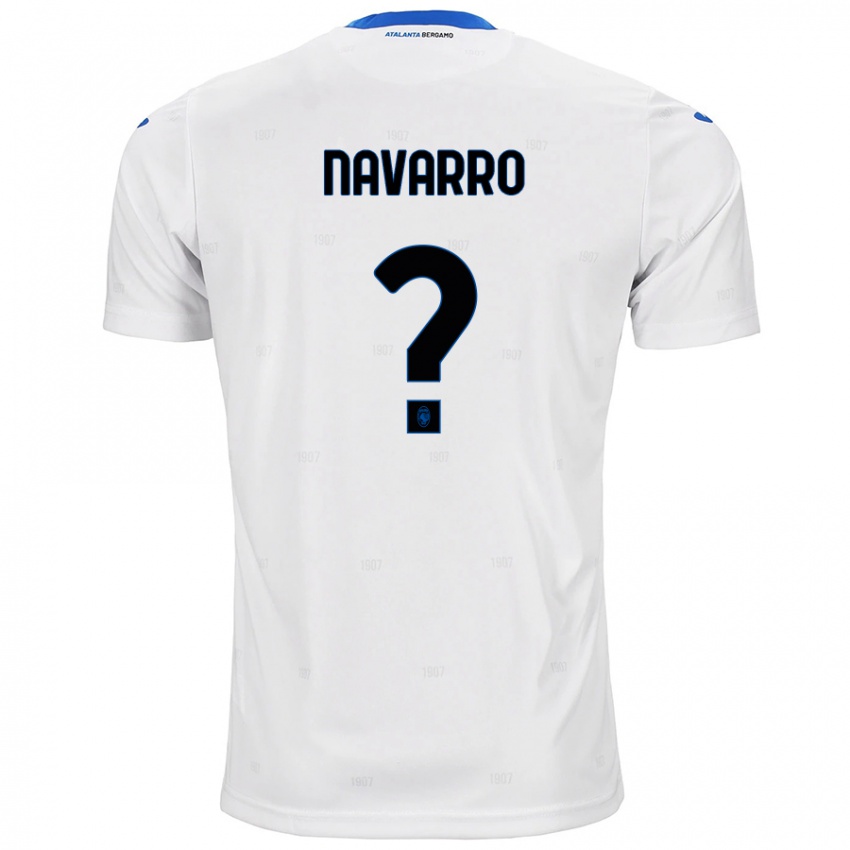 Niño Camiseta Albert Navarro #0 Blanco 2ª Equipación 2024/25 La Camisa Argentina