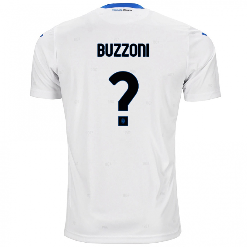 Niño Camiseta Giorgio Buzzoni #0 Blanco 2ª Equipación 2024/25 La Camisa Argentina