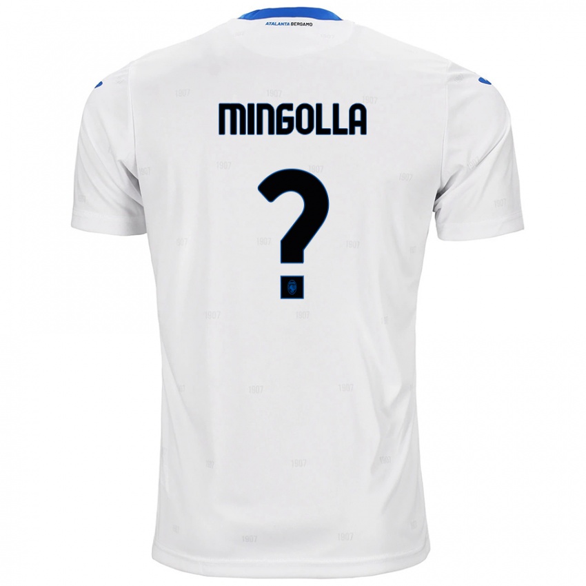 Niño Camiseta Simone Mingolla #0 Blanco 2ª Equipación 2024/25 La Camisa Argentina