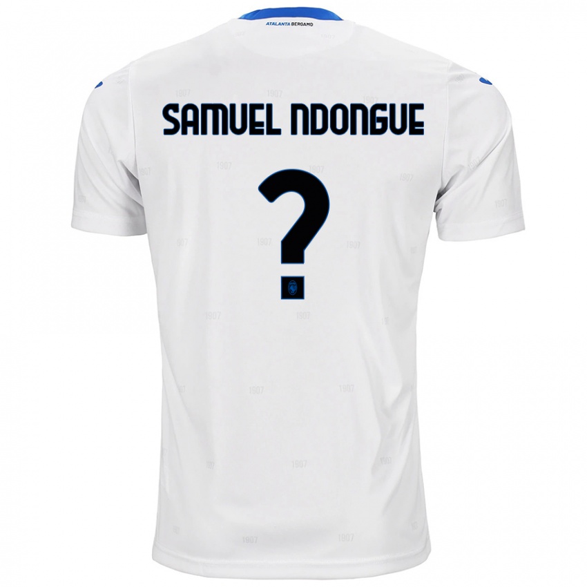 Niño Camiseta Frederick Samuel Ndongue #0 Blanco 2ª Equipación 2024/25 La Camisa Argentina