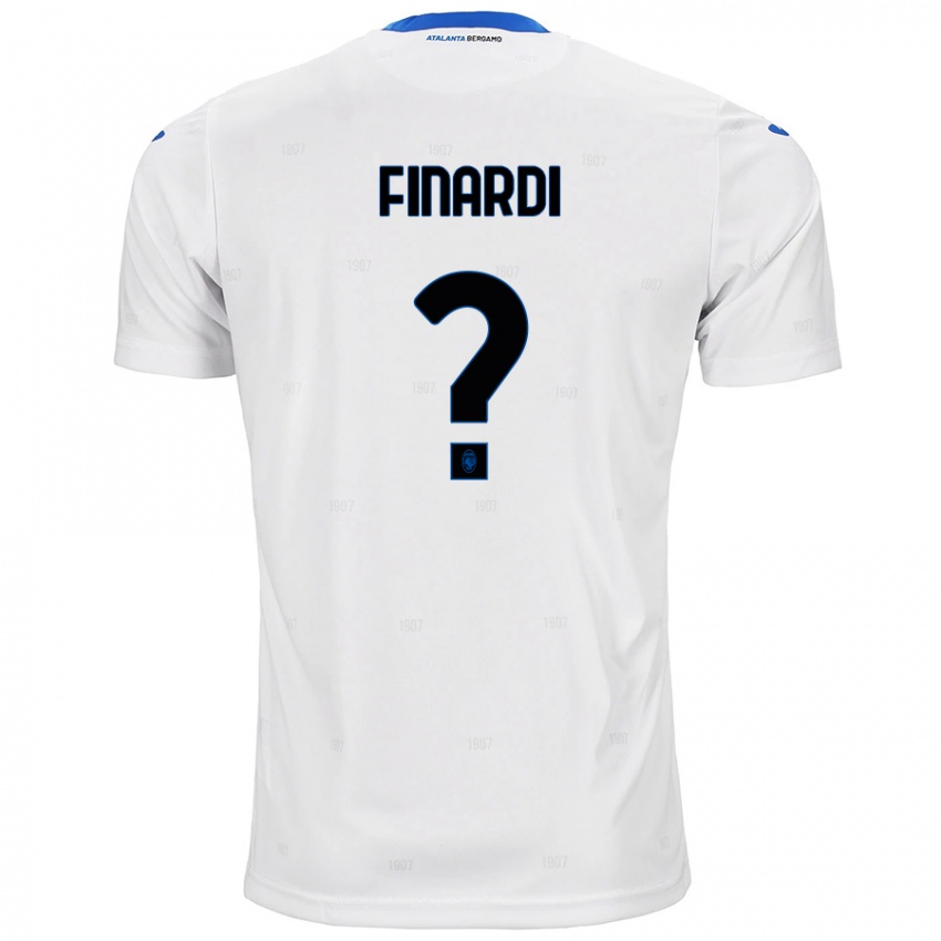 Niño Camiseta Emanuele Finardi #0 Blanco 2ª Equipación 2024/25 La Camisa Argentina