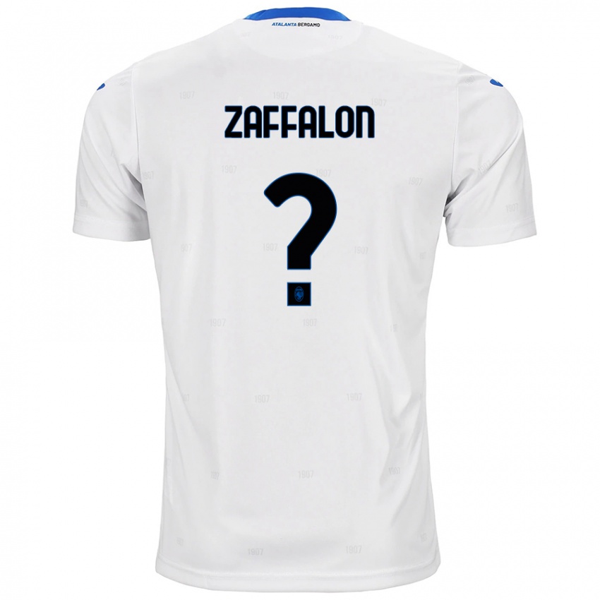 Niño Camiseta Lorenzo Zaffalon #0 Blanco 2ª Equipación 2024/25 La Camisa Argentina