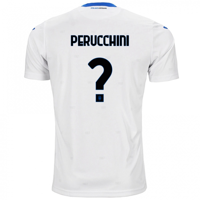 Niño Camiseta Simone Perucchini #0 Blanco 2ª Equipación 2024/25 La Camisa Argentina