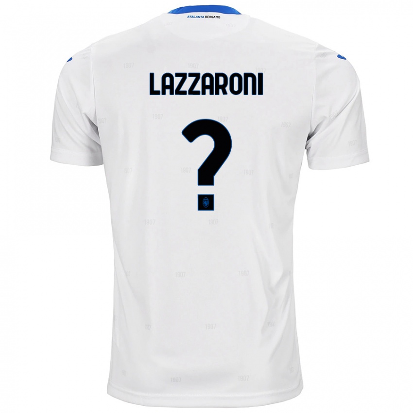 Niño Camiseta Andrea Lazzaroni #0 Blanco 2ª Equipación 2024/25 La Camisa Argentina