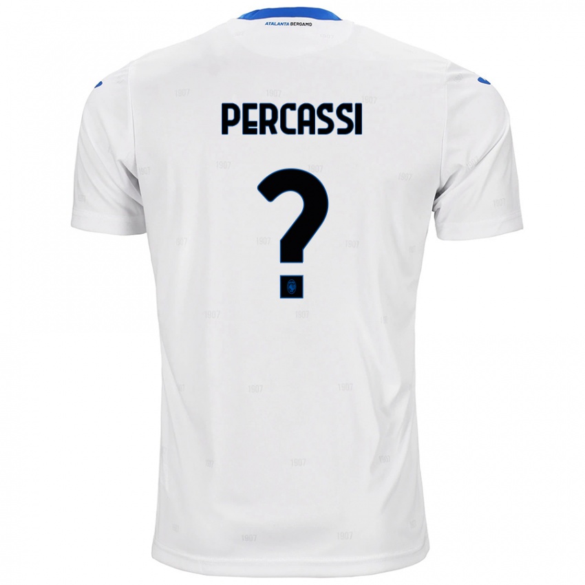 Niño Camiseta Giovanni Percassi #0 Blanco 2ª Equipación 2024/25 La Camisa Argentina