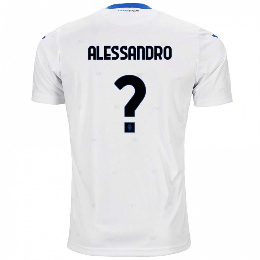 Niño Camiseta Alessandro Rinaldi #0 Blanco 2ª Equipación 2024/25 La Camisa Argentina