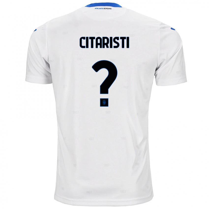 Niño Camiseta Christian Citaristi #0 Blanco 2ª Equipación 2024/25 La Camisa Argentina