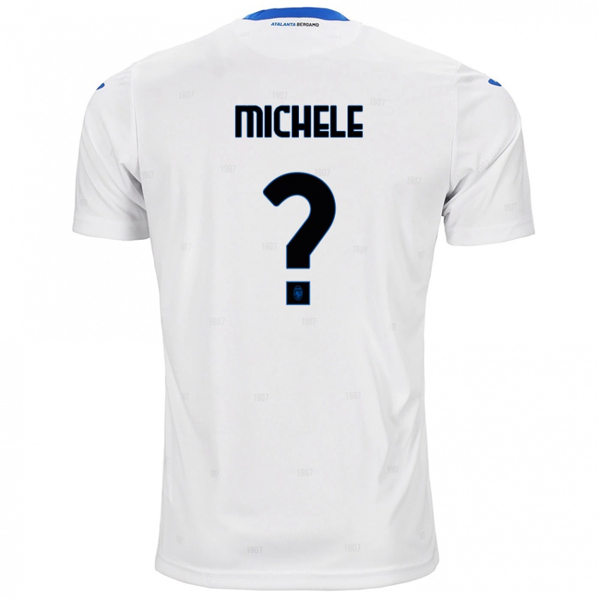 Niño Camiseta Michele Rinaldi #0 Blanco 2ª Equipación 2024/25 La Camisa Argentina