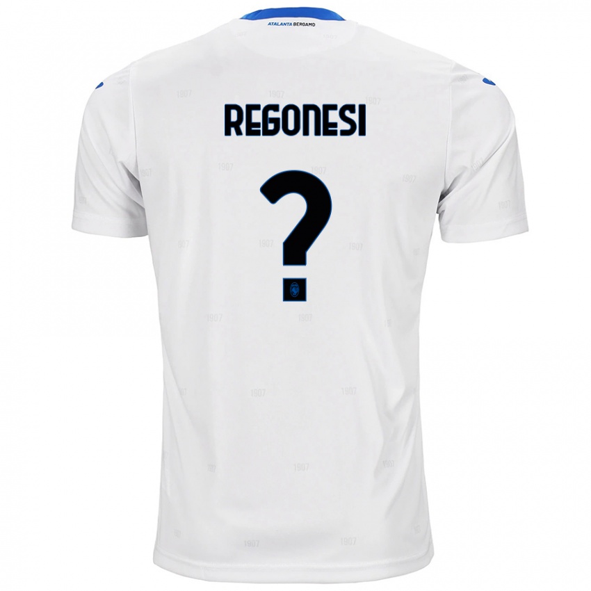 Niño Camiseta Nicolò Regonesi #0 Blanco 2ª Equipación 2024/25 La Camisa Argentina